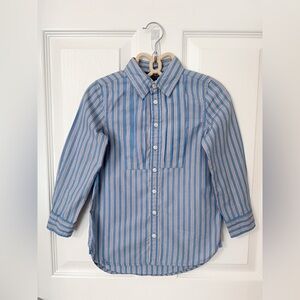 Polo by Ralph Lauren Blue and White Striped Kids Shirt